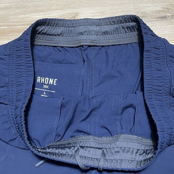Rhône Dark Blue Unlined Athletic Shorts Inseam 8.5” - Men Size Large - Picture 5 of 13